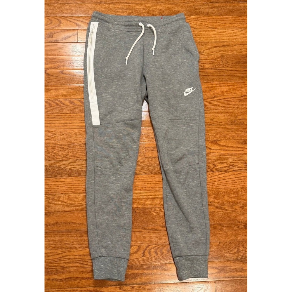 Nike Tech Fleece Joggers Sweatpants Tapered Mens Small 27.5" Gray 545343-091